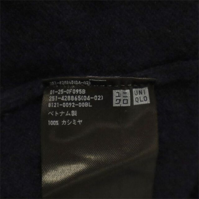 美品　UNIQLO　カシミヤタートルネックセーター　黒 S カシミヤ100%