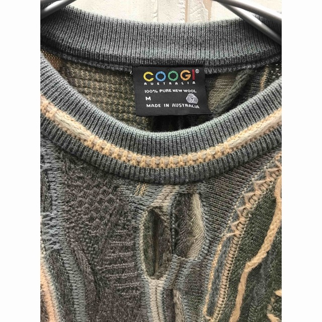 COOGI(クージー)のwareri様専用　クージー オーストラリア製 ウール 3Dニット セーター メンズのトップス(ニット/セーター)の商品写真