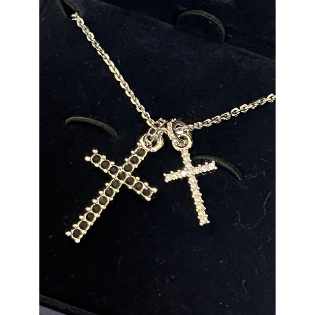 SWAROVSKI - 未使用保管品 スワロフスキー クロス チャーム ネックレス