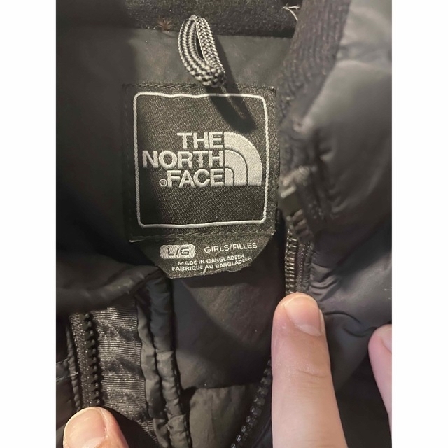 THE NORTH FACE(ザノースフェイス)のthe north faceノースフェイス　ダウンジャケット　ガールズ　Lサイズ キッズ/ベビー/マタニティのキッズ服女の子用(90cm~)(ジャケット/上着)の商品写真