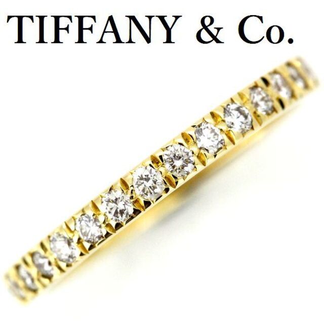 Tiffany & Co. - ティファニー ノヴォ ハーフエタニティー ダイヤ リング K18YG 6.5号