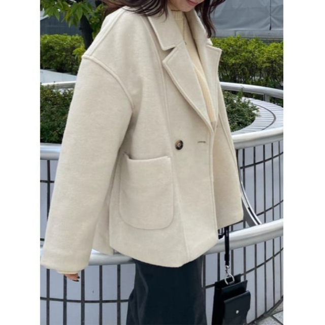 MOUSSY MIDDLE TENT DOUBLE コート ジャケット/アウター ピーコート
