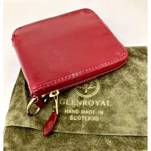 新品　GLEN ROYAL グレンロイヤル　二つ折り財布　小銭入れ付き