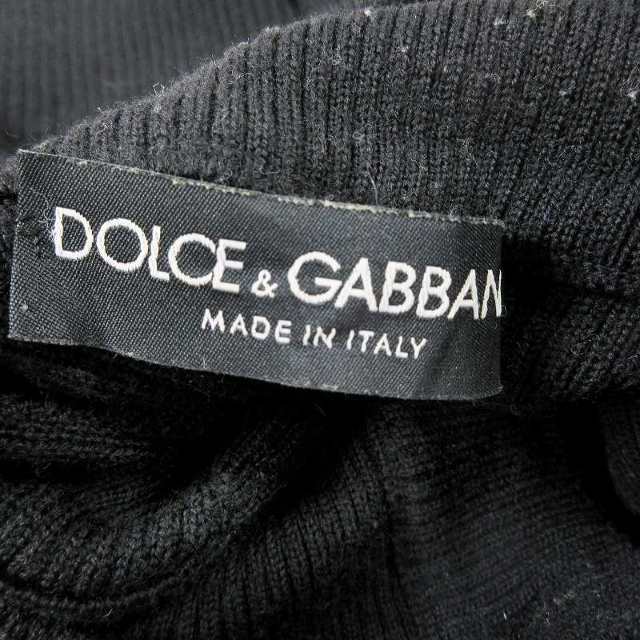 DOLCE&GABBANA(ドルチェアンドガッバーナ)の美品 ドルチェ&ガッバーナ ドルガバ リブ ニット 長袖 ハイネック  レディースのトップス(ニット/セーター)の商品写真