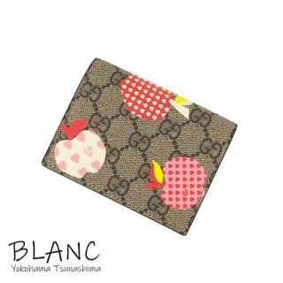 Gucci - グッチ レ ポム カードケース ウォレット アップル 663922 二