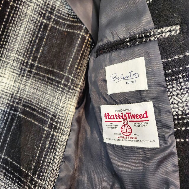 Harris Tweed(ハリスツイード)のEDIFICE Belesto ハリスツイード ジャケット メンズ メンズのジャケット/アウター(テーラードジャケット)の商品写真