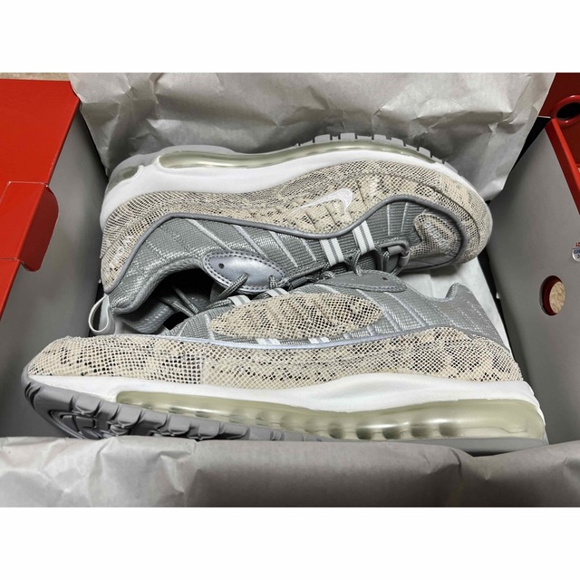 Supreme NIKE Air Max 98 snakeskin 27.539s