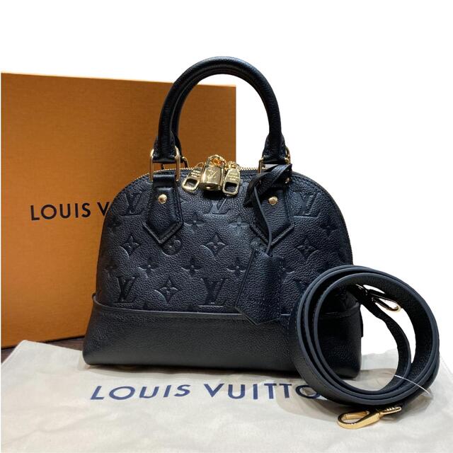 ☆LOUIS VUITTON ルイヴィトン 極美品 アンプラント ネオアルマBB ノワール ハンドバッグ M44829