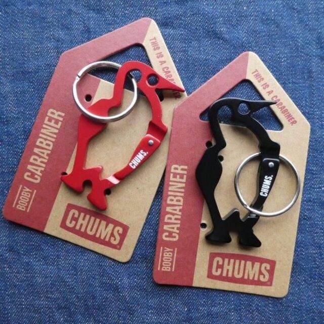 CHUMS(チャムス)の2点セット CHUMS Booby Carabiner CH62-1192 RB メンズのファッション小物(キーホルダー)の商品写真