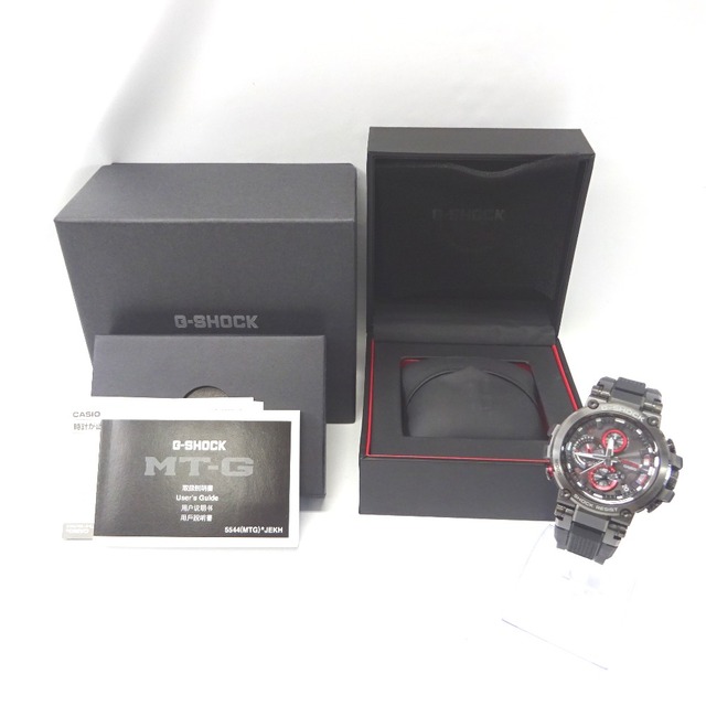 カシオ 腕時計 G-SHOCK MT-G Bluetooth対応 ラバーベルト MTG-B1000 ブラック Ft580051