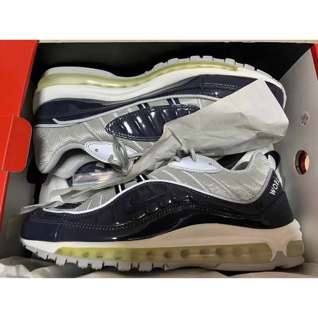 Supreme NIKE Air Max 98 Navy 27.5