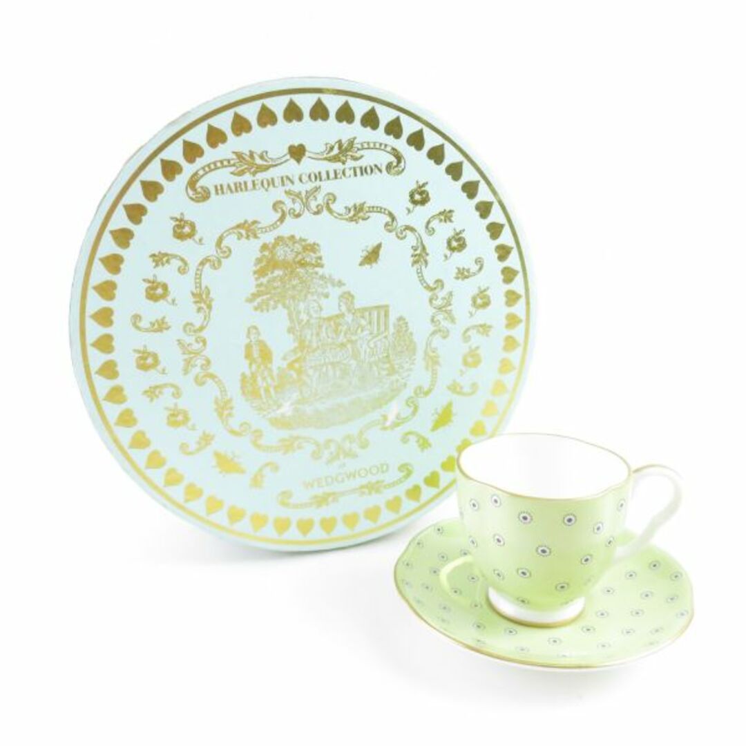 美品 WEDGWOOD ウェッジウッド HARLEQUIN ハーレクイン ポルカドット