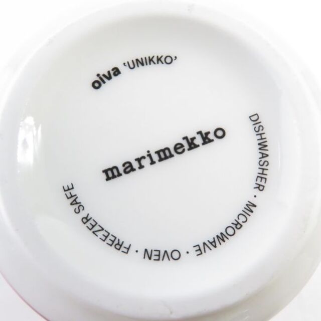 marimekko(マリメッコ)の marimekko マリメッコ ウニッコ マグカップ 2点 北欧 レア SO643R  インテリア/住まい/日用品のキッチン/食器(グラス/カップ)の商品写真