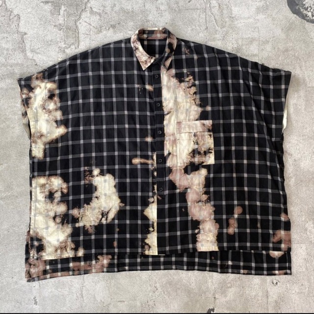 美品☆Y's Yohji Yamamoto☆シアーシャツ アンサンブル☆ブラック 商品
