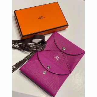 エルメス(Hermes)のエルメス　カルヴィデュオ(名刺入れ/定期入れ)