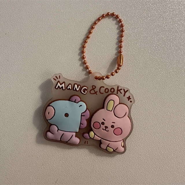 BT21(ビーティーイシビル)のBT21 ラバーキーホルダー COOKY MANG エンタメ/ホビーのおもちゃ/ぬいぐるみ(キャラクターグッズ)の商品写真