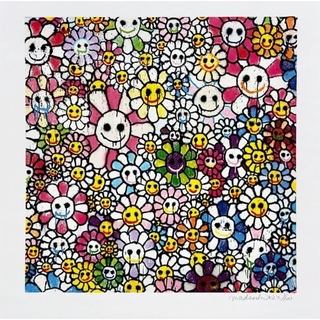 Homage to Takashi Murakami Flowers 村上隆(版画)