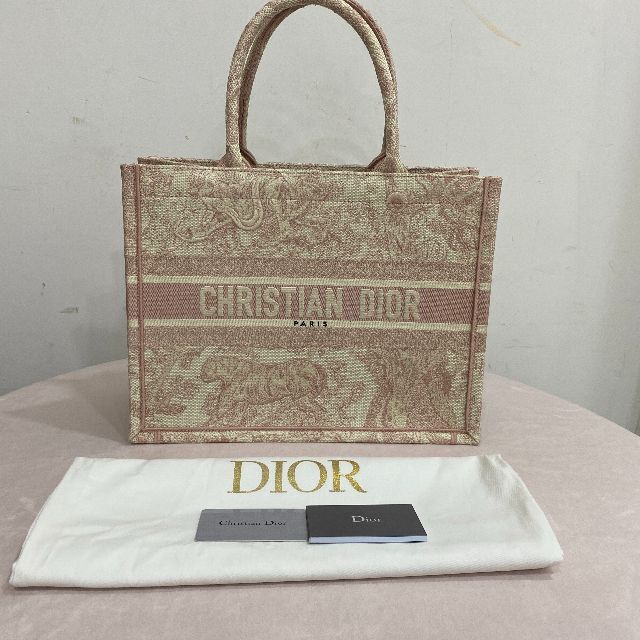 Dior トートバッグ ブックトート ピンク