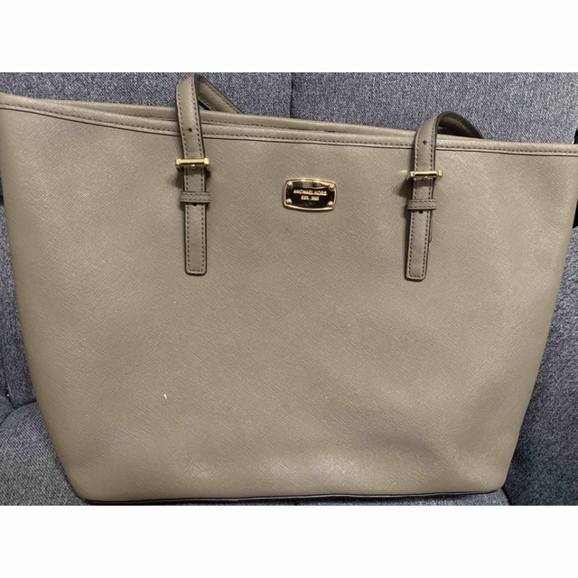 Michael Kors - MICHAEL KORS 裏地ブランドロゴ総柄 ハンドバッグ