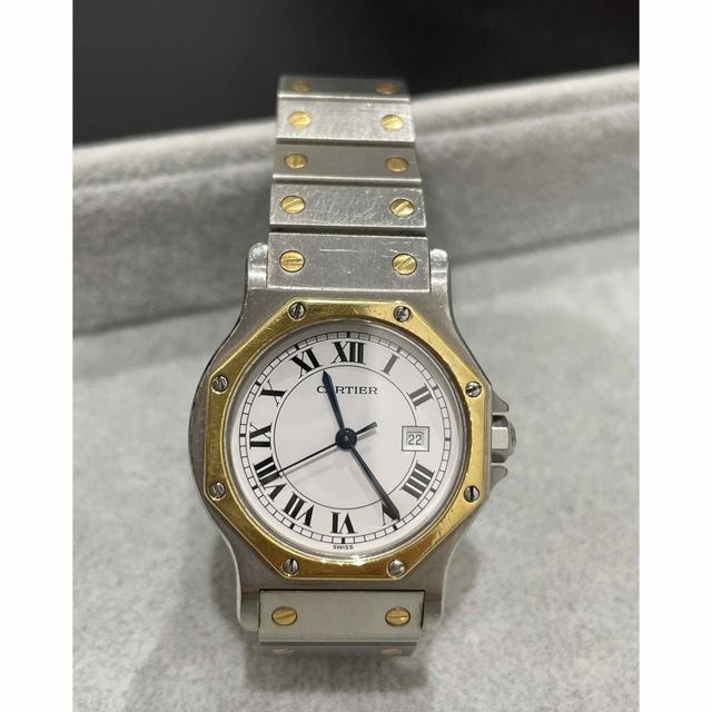 定番の冬ギフト カルティエ - Cartier サントスオクタゴン自動巻き ...