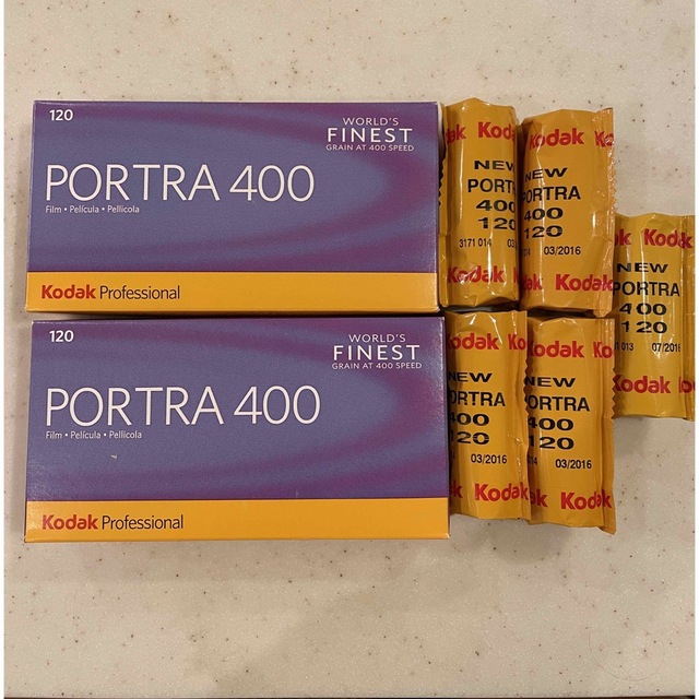 価格順 期限切れ Kodak PORTRA400 ブローニーフィルム フィルムカメラ