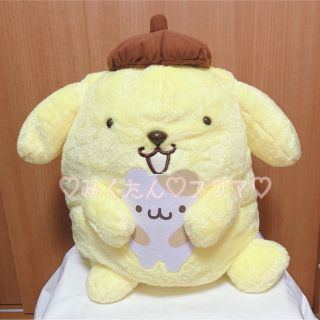 サンリオ(サンリオ)のポムポムプリン BIGぬいぐるみ(ぬいぐるみ)