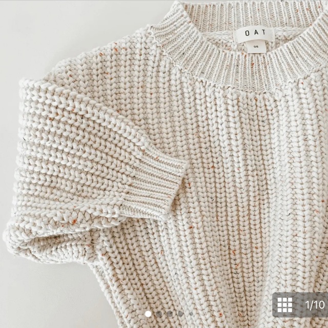 OAT  Sprinkle Knit Chunky Sweater  試着のみ