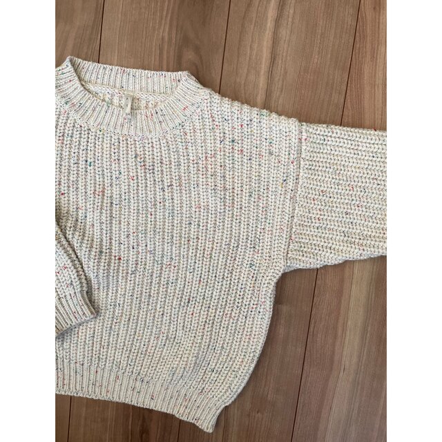 こどもビームス(コドモビームス)のOAT  Sprinkle Knit Chunky Sweater  試着のみ キッズ/ベビー/マタニティのキッズ服男の子用(90cm~)(ニット)の商品写真