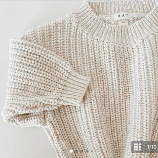 コドモビームス(こどもビームス)のOAT  Sprinkle Knit Chunky Sweater  試着のみ(ニット)