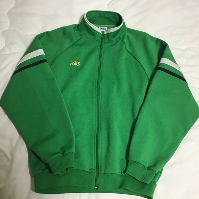 オールド 90’ アシックス トラックジャケット マルチカラー サイズXL