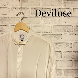 デビルユース(Deviluse)のDeviluse Wide Shirts デビルユース ワイドシャツ ホワイト(シャツ)