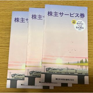 JR東日本　株主サービス券　3冊セット(その他)