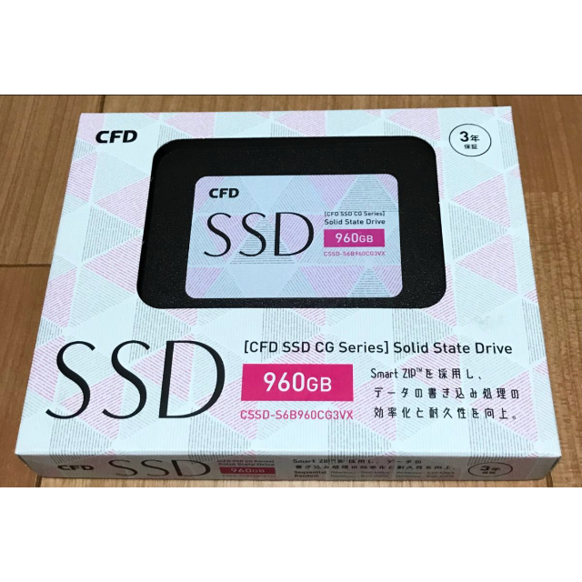 SATANANDタイプ【未開封品】CFD SSD 960GB