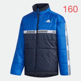 アディダス(adidas)のadidas アディダス ジュニア パデッドジャケット 中綿入り ブルー 160(ジャケット/上着)