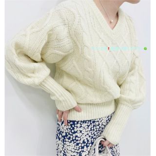 タグ付き新品 LULU♡ニットROKU CLANE JANTIQUES