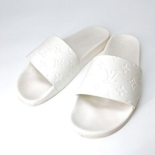 ルイヴィトン 白いゴム サンダル24cm-