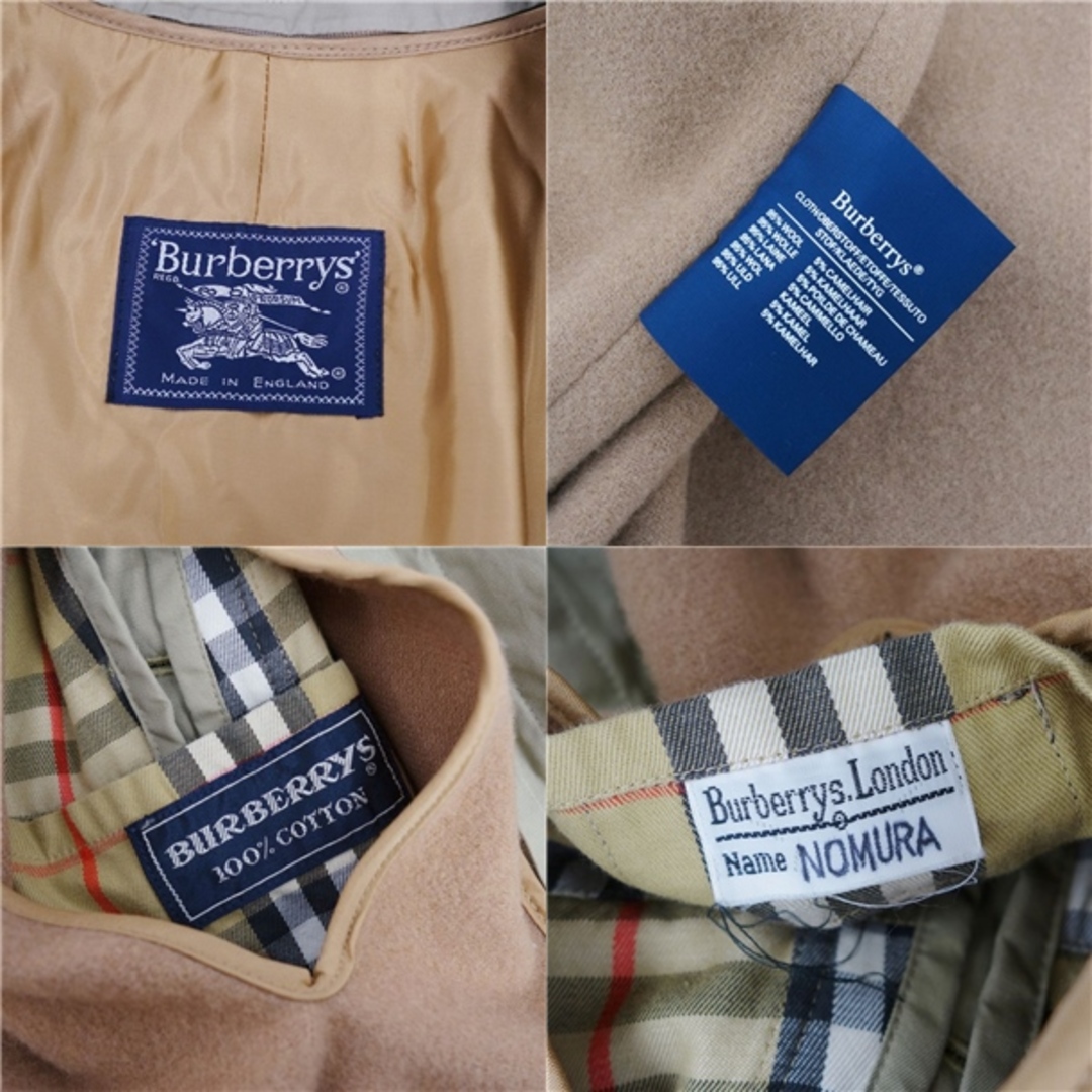 BURBERRY(バーバリー)の美品 Vintage バーバリー Burberrys コート ライナー付き ステンカラーコート バルマカーンコート コットン アウター メンズ 42(S相当) ベージュ メンズのジャケット/アウター(ステンカラーコート)の商品写真