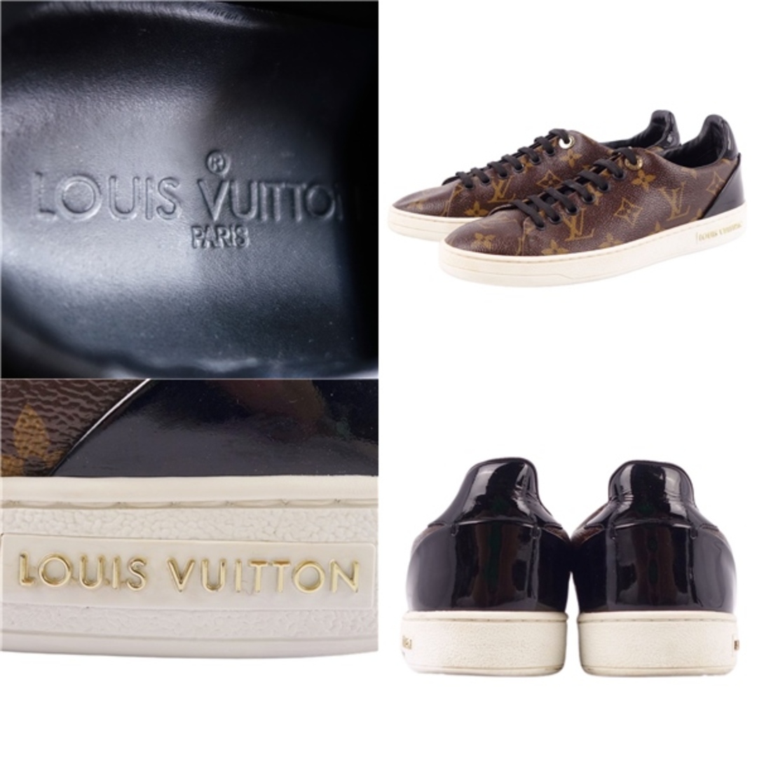 LOUIS VUITTON パテントレザーローカットスニーカー35.5 美品