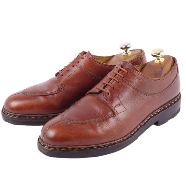 Paraboot(パラブーツ)のパラブーツ PARABOOT レザーシューズ アヴィニオン AVIGNON/GRIFF2 ダービーシューズ Uチップ カーフレザー シューズ メンズ 7(25.5cm相当) ブラウン メンズの靴/シューズ(ドレス/ビジネス)の商品写真