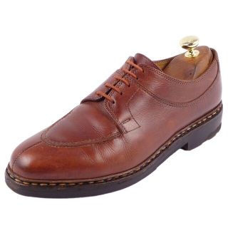 パラブーツ(Paraboot)のパラブーツ PARABOOT レザーシューズ アヴィニオン AVIGNON/GRIFF2 ダービーシューズ Uチップ カーフレザー シューズ メンズ 7(25.5cm相当) ブラウン(ドレス/ビジネス)