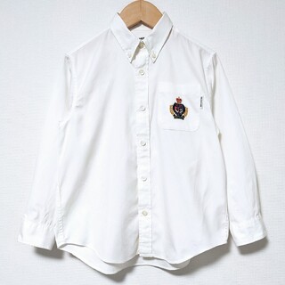 ミキハウス(mikihouse)のミキハウス 120 白シャツ 長袖シャツ フォーマル 日本製 卒園式 入学式(ドレス/フォーマル)