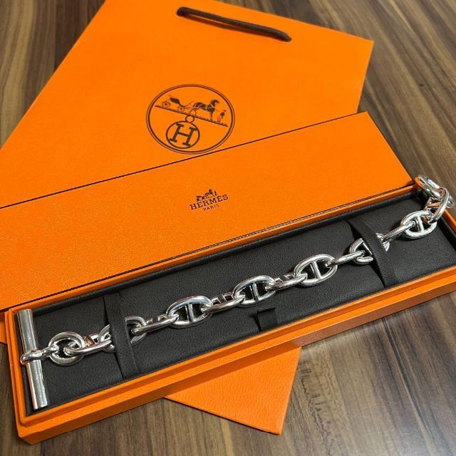 新品未使用 レア HERMES エルメス シェーヌダンクル GM 13 ブレス