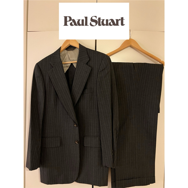 【超美品】Paul Stuart スーツ セットアップ グレー ストライプ