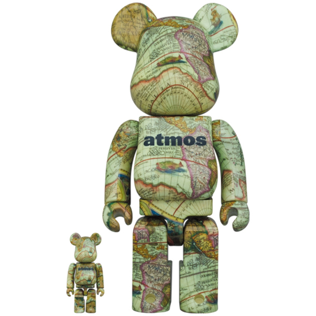 BE@RBRICK atmos AGED MAP