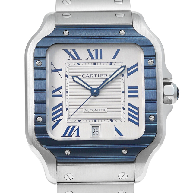 Cartier - サントス ドゥ カルティエ LM Ref.WSSA0047 中古品 メンズ 腕時計