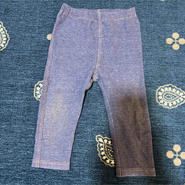 UNIQLO(ユニクロ)のユニクロ　デニム風パンツ キッズ/ベビー/マタニティのベビー服(~85cm)(パンツ)の商品写真
