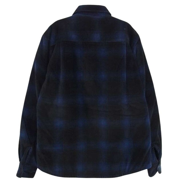 Ron Herman(ロンハーマン)のRon Herman ロンハーマン CORD CHECK SHIRT 中綿 キルティング チェック シャツ ジャケット ネイビー系 S【中古】 メンズのジャケット/アウター(その他)の商品写真