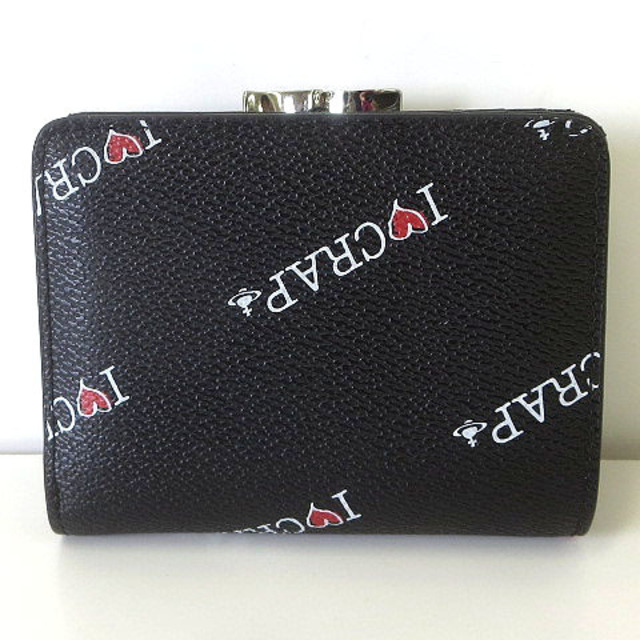Vivienne Westwood(ヴィヴィアンウエストウッド)のヴィヴィアンウエストウッド  財布 二つ折り がま口 オーブ ANNIE 黒 レディースのファッション小物(財布)の商品写真