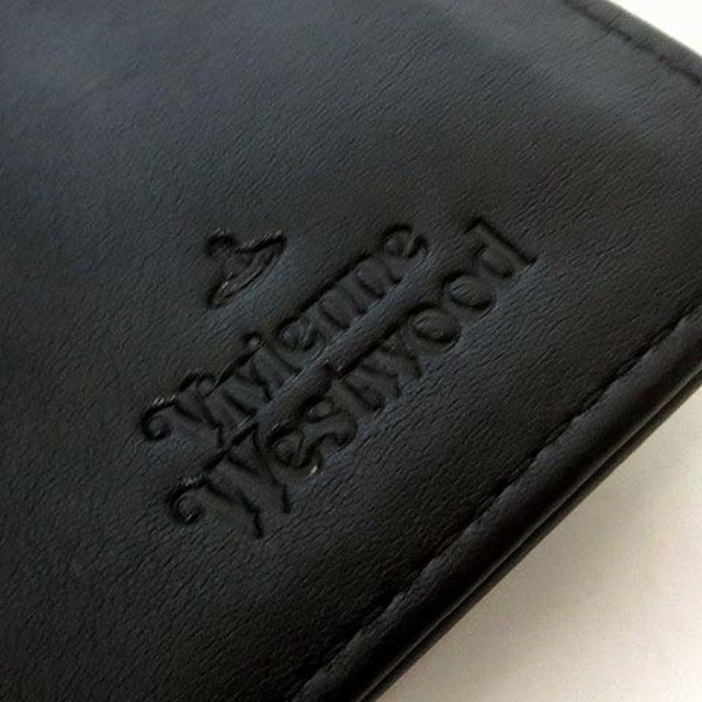 Vivienne Westwood(ヴィヴィアンウエストウッド)のヴィヴィアンウエストウッド  財布 二つ折り がま口 オーブ ANNIE 黒 レディースのファッション小物(財布)の商品写真