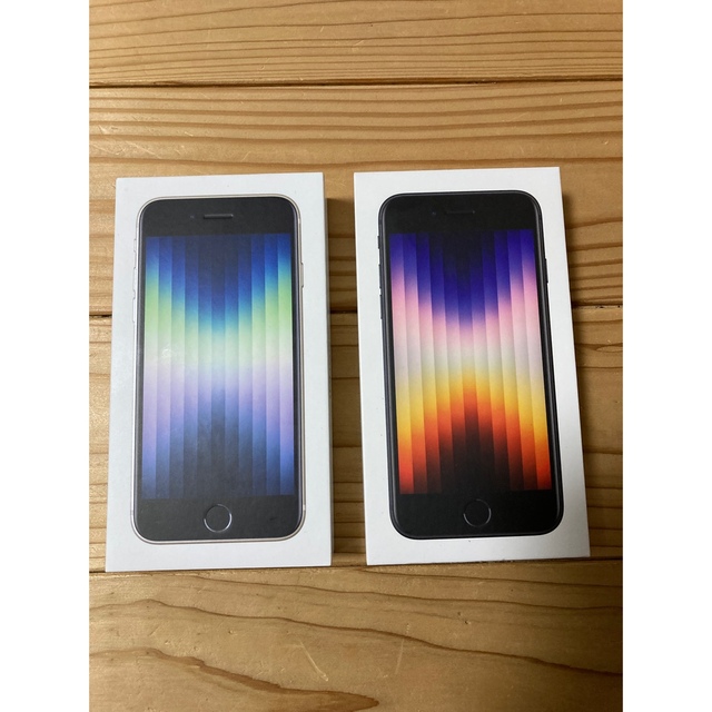 iPhone SE (第3世代) 64GB 2台 新品未開封 - スマートフォン本体